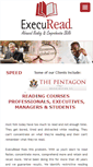 Mobile Screenshot of execuread.com